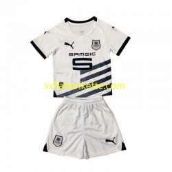 Fußballtrikot Stade Rennes Kinder Auswärts 2023-2024 Kurzarm