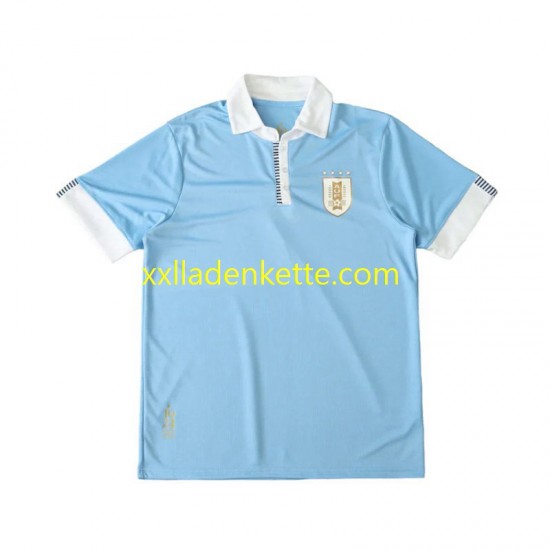Fußballtrikot Uruguay 100th Anniversary Herren Heim 2024 Kurzarm