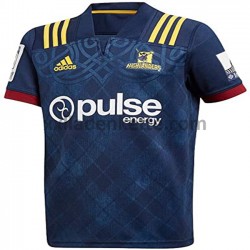 Fußballtrikot Dunedin Highlanders Rugby Heim 2020 Kurzarm