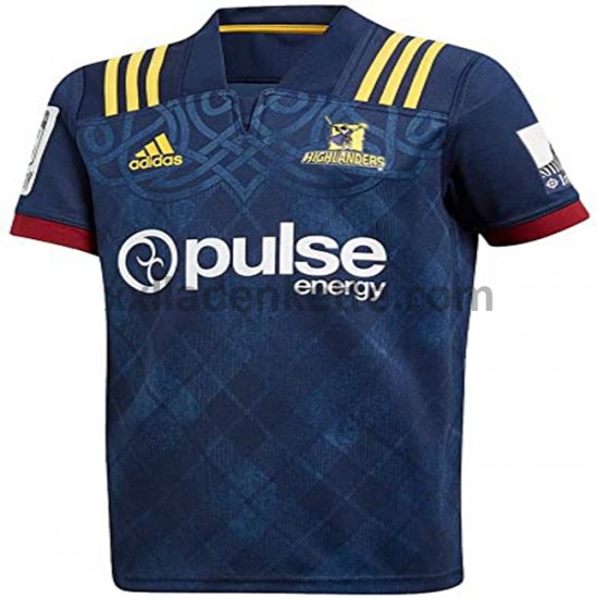 Fußballtrikot Dunedin Highlanders Rugby Heim 2020 Kurzarm