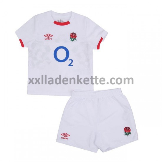 Fußballtrikot England Rugby Kinder Heim 2020-2021 Kurzarm