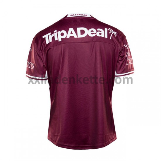 Fußballtrikot Manly Warringah Sea Eagles Rugby Heim 2021 Kurzarm