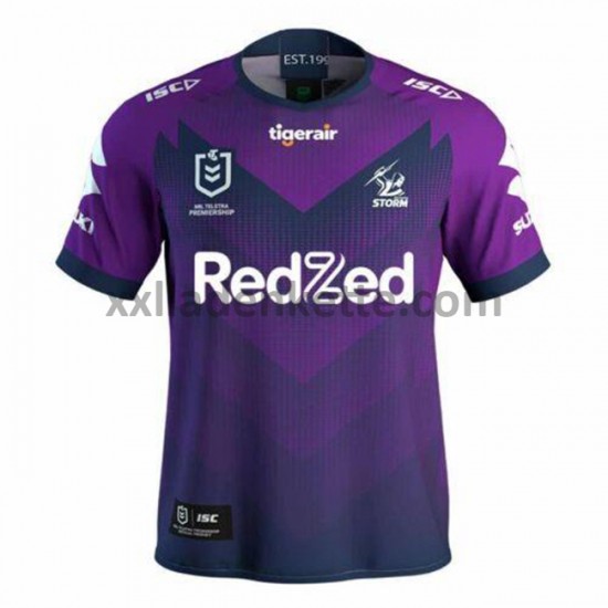 Fußballtrikot Melbourne Storm Rugby Heim 2020 Kurzarm