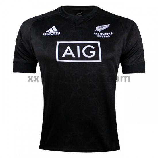 Fußballtrikot Neuseeland 7S Rugby Heim 2020-2021 Kurzarm