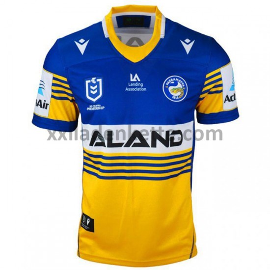 Fußballtrikot Parramatta Eels Rugby Heim 2021 Kurzarm