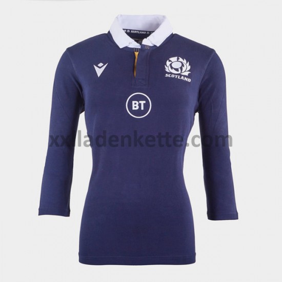Fußballtrikot Schottland Rugby Classic Dame Heim 2020-2021 Langarm