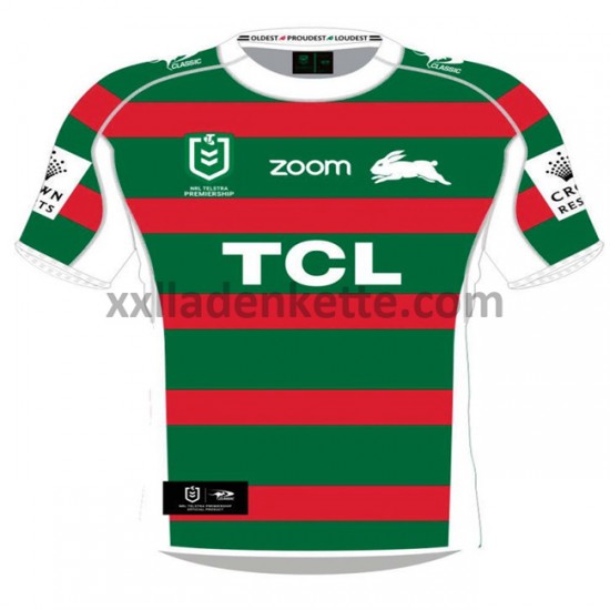 Fußballtrikot South Sydney Rabbitohs Rugby Auswärts 2021 Kurzarm