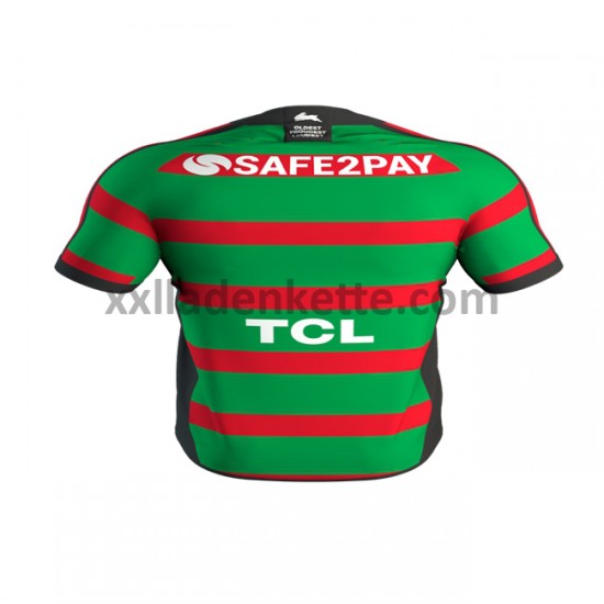 Fußballtrikot South Sydney Rabbitohs Rugby Heim 2020 Kurzarm