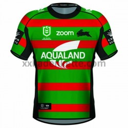 Fußballtrikot South Sydney Rabbitohs Rugby Heim 2021 Kurzarm