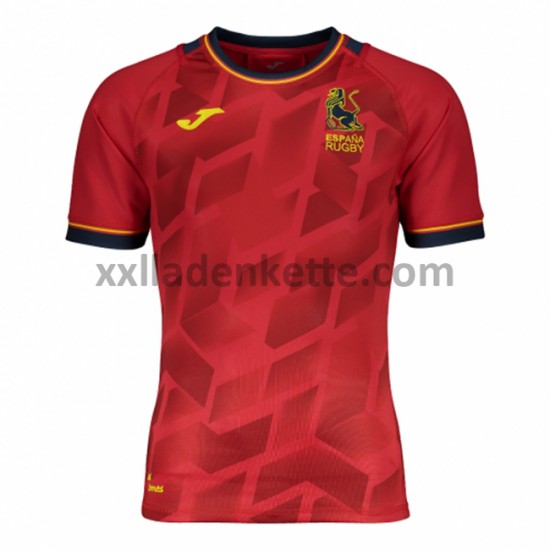 Fußballtrikot Spanien Rugby Heim 2021 Kurzarm