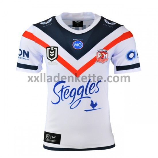 Fußballtrikot Sydney Roosters Rugby Auswärts 2021 Kurzarm