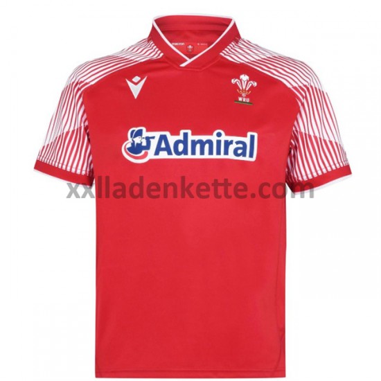 Fußballtrikot Wales Rugby 7S Heim 2020-2021 Kurzarm