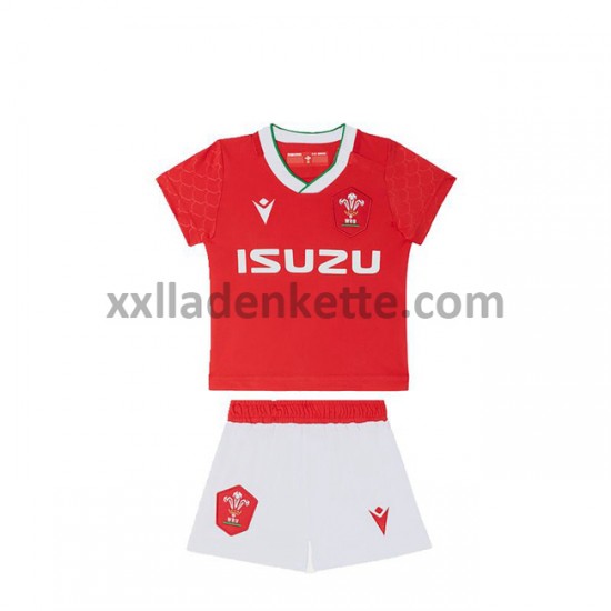 Fußballtrikot Wales Rugby Kinder Heim 2020-2021 Kurzarm