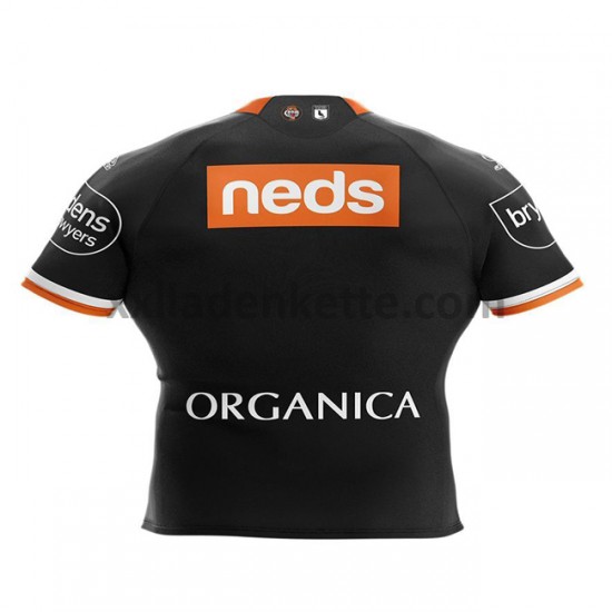 Fußballtrikot West Tigers Rugby Heim 2021 Kurzarm