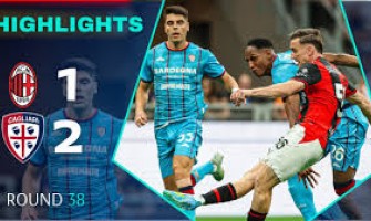 Der AC Mailand verlor zu Hause mit 1-2 gegen Cagliari Calcio.