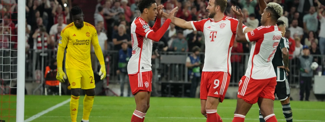 Der FC Bayern München besiegte Manchester United mit 4:3