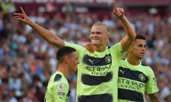 Haaland Manchester City Football Club debütiert mit 2:0 beim West Ham United Football Club