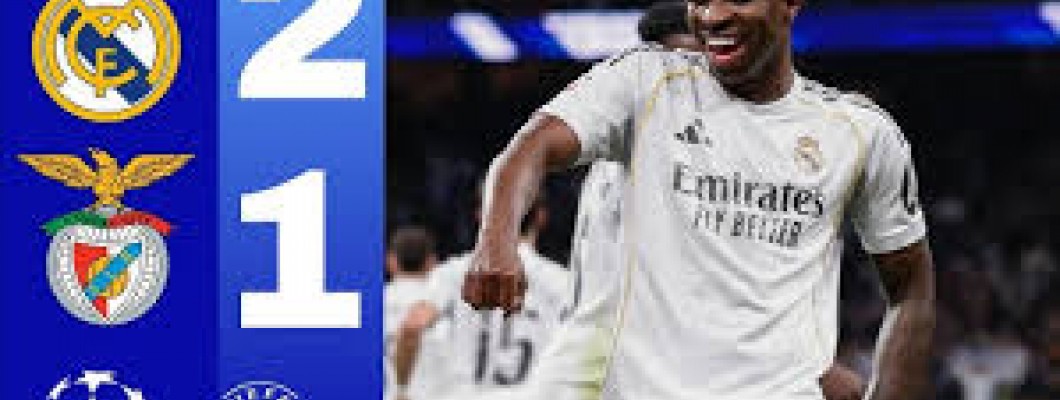Real Madrid 2-1 S.L. Benfica